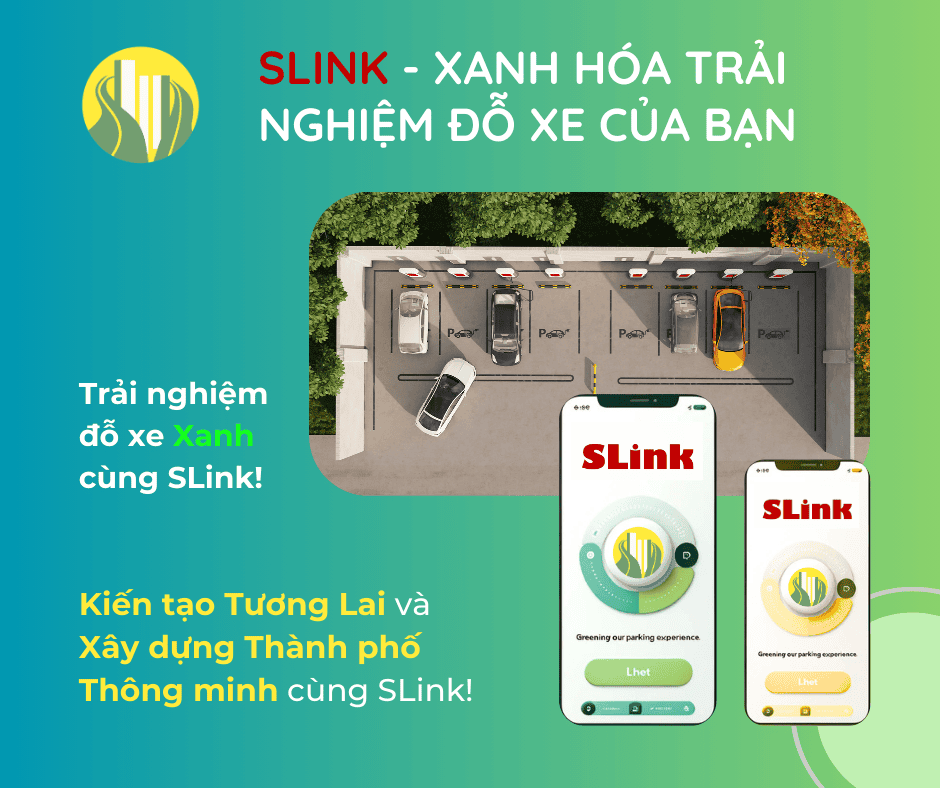 SLink - Xanh hóa Trải nghiệm Đỗ xe của bạn